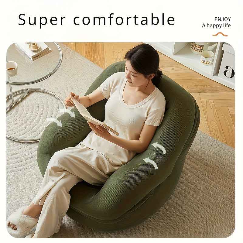 Lazy tatami sofas and footstools, single chairs - perfect for bedroom, balcony, small space, living room or office rest, comfortable and soft, with a full-body enveloping feeling, Sofa For Living Room, Small Space Furniture,