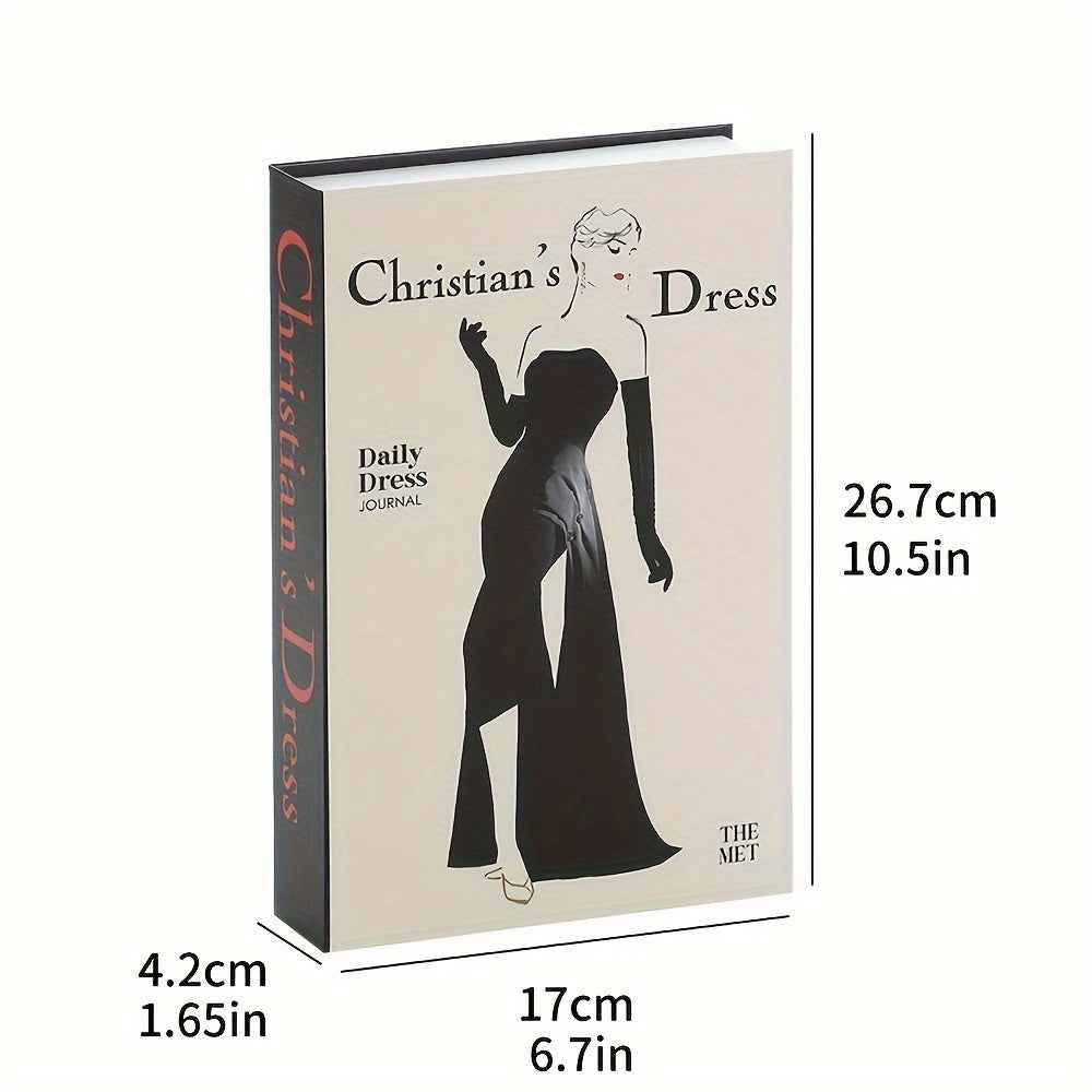 3pcs Classic Style Decorative Bookends Set - Faux Hardcover Book Props for Home, Office, Hotel & Wedding Decor, Paper Material, Ideal for Christmas, Halloween, Easter, Hanukkah, Thanksgiving Decorations