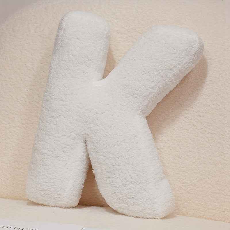 White Creative DIY Letter Throw Pillow Combine the Letters You want Freely Soft Throw Pillows Sofa Cushion Good Home Decoration Items Dress up as You Want A Creative and Wonderful Item for A Festival or Birthday Halloween And