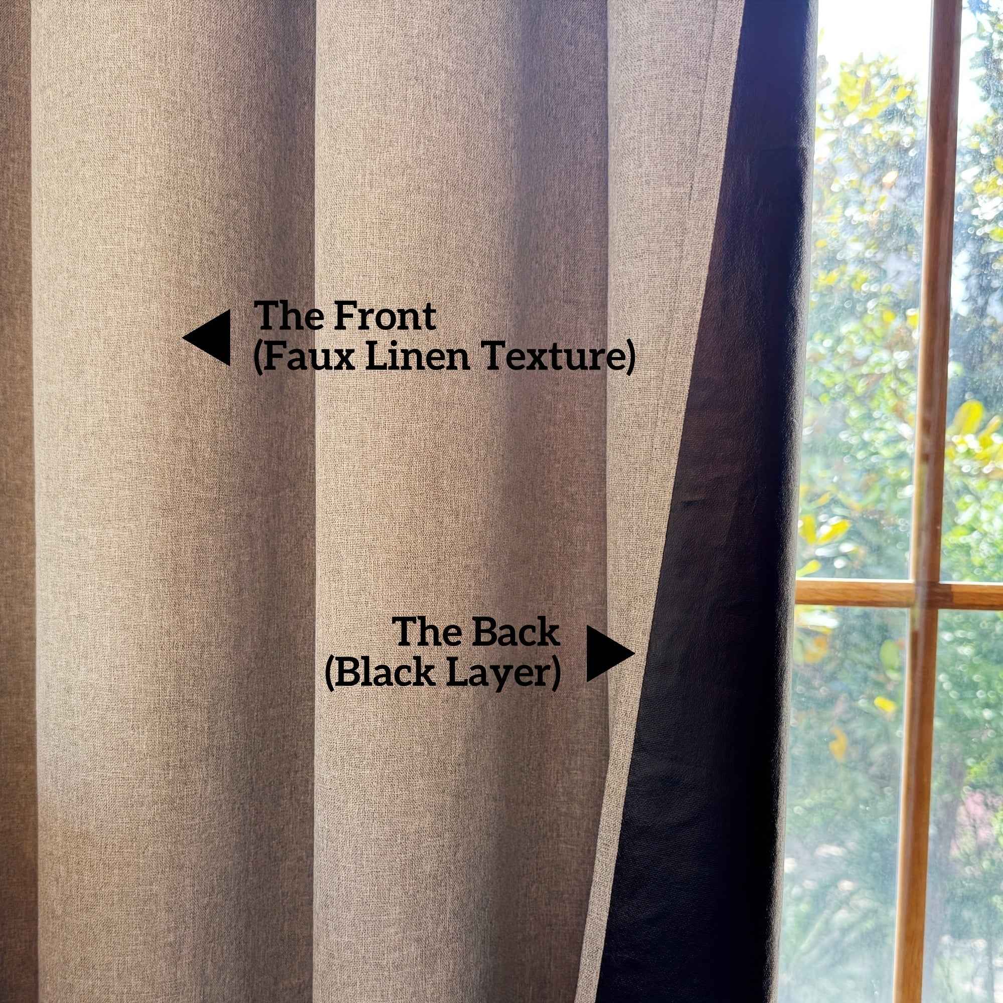 4pcs 100% Blackout Curtain Set with Grommet Top, Sun Protection, Privacy, Insulation, and Noise Reduction – Suitable for Bedrooms, Living Rooms, Dining Areas, and Various Home Decorations