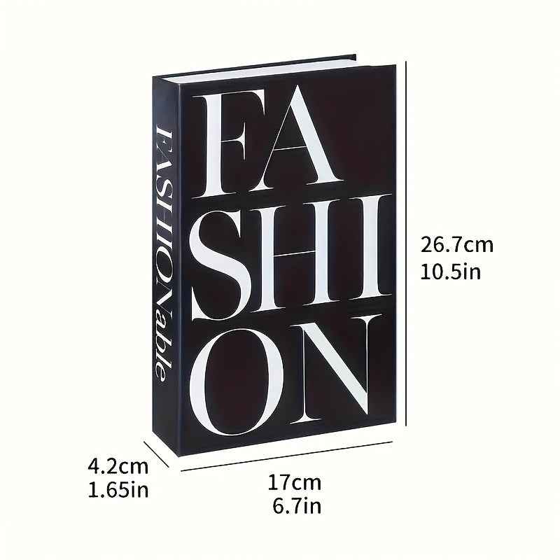 6-Pack Glam Style Faux Books Decor, Minimalist Paper Book Props for Coffee Table, Bedroom, Living Room, Office - Perfect for Christmas, Halloween, Easter, Hanukkah, Thanksgiving Decorations