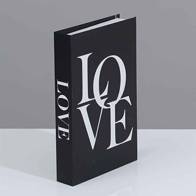 3pcs set of minimalist home decor black books for bedroom, living room, or office as photo props