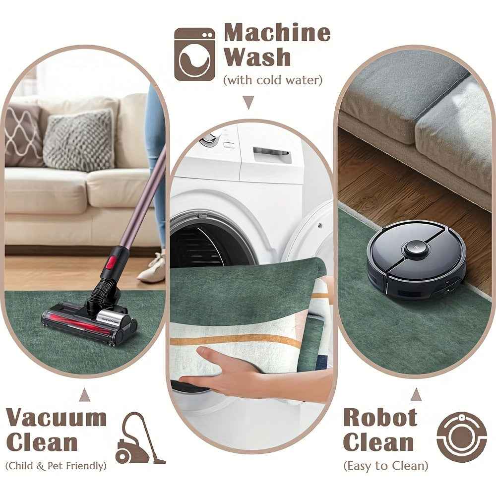 Velvet 850g/sqm Simple Fashion Home Mat Trendy Choice Suitable for Various Home Styles Come Create Stylish Homes Multiple Sizes Available Low Pile Floor Anti-Slip Easier Washable Modern Mat Soft Luxury Full Matching Decor Sty