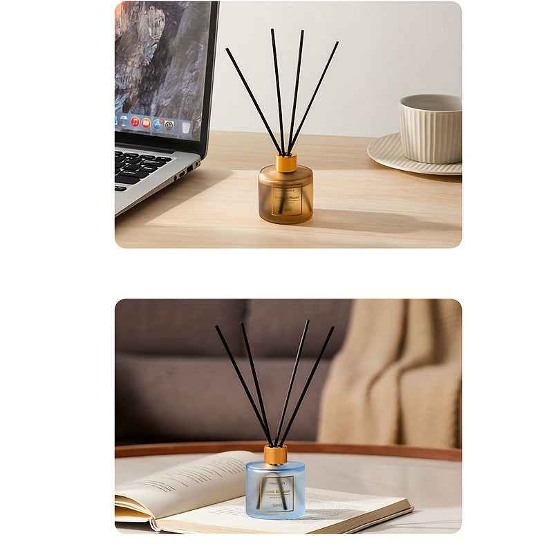 A 50Ml Flameless Reed Diffuser Made from Natural Plant Extracts, Featuring a Mild And Non-Irritating Fragrance That Lasts a Long Time, Suitable for Various Environments.