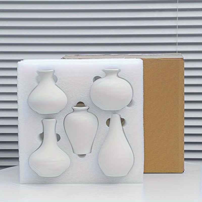 Ceramic Bohemian Vase Set, Modern Minimalist Home Flower Arrangement Bottles, Artistic Base-Shaped Decor for Office, Bedroom, Living Room Tabletop, Ideal for Friends, Birthday, Wedding, Housewarming, Christmas Gift