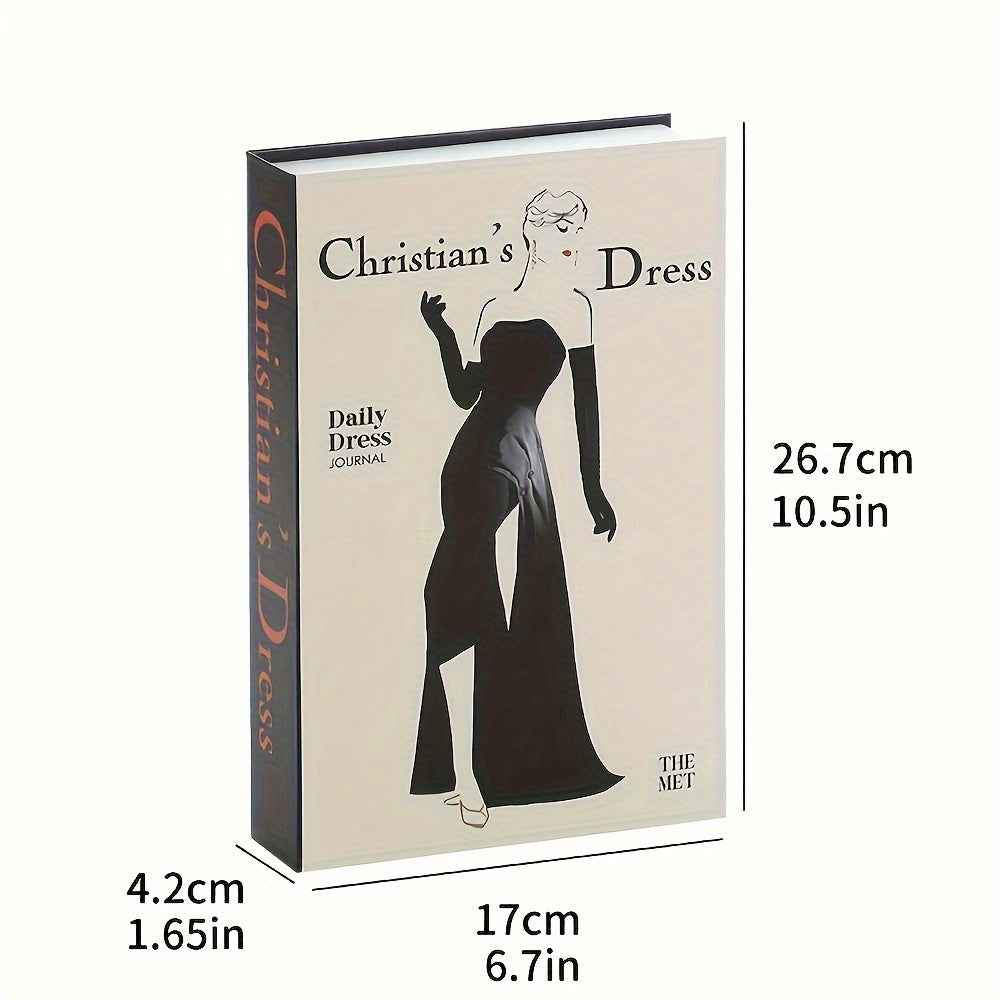 3pcs Classic Style Decorative Bookends Set - Faux Hardcover Book Props for Home, Office, Hotel & Wedding Decor, Paper Material, Ideal for Christmas, Halloween, Easter, Hanukkah, Thanksgiving Decorations