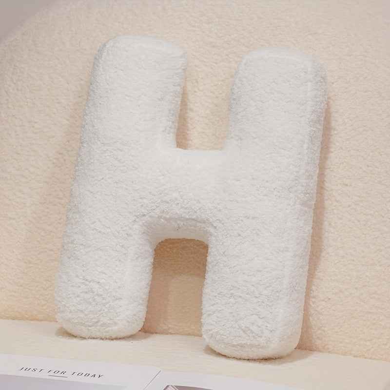 White Creative DIY Letter Throw Pillow Combine the Letters You want Freely Soft Throw Pillows Sofa Cushion Good Home Decoration Items Dress up as You Want A Creative and Wonderful Item for A Festival or Birthday Halloween And